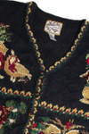 Vintage Black Ugly Christmas Cardigan 59971