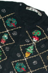 Vintage Black Ugly Christmas Cardigan 59980