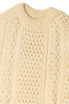 Vintage Ivory Fisherman Sweater 1138