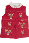 Vintage Red Ugly Christmas Vest 60852