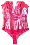 Strapless Pink Shimmer Bodysuit