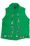 Vintage Green Ugly Christmas Vest 60879