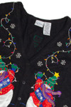Vintage Black Ugly Christmas Vest 60880