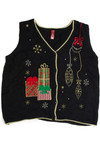Vintage Black Ugly Christmas Vest 60882