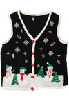 Happy Snowmen Ugly Christmas Vest 62169