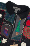 Vintage Black Ugly Christmas Cardigan 60896