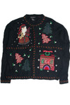 Vintage Black Ugly Christmas Cardigan 60908