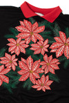 Holiday Poinsettias Ugly Christmas Sweatshirt 62201