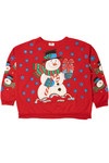 Vintage Snowman Ugly Christmas Sweater (1993)