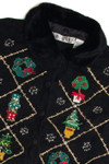 Vintage Black Ugly Christmas Cardigan 60940