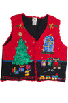 Vintage Red Ugly Christmas Vest 60942
