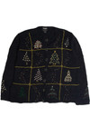 Vintage Black Ugly Christmas Cardigan 60946