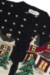 Vintage Black Ugly Christmas Cardigan 60957