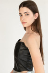 Strapless Metallic Bodice