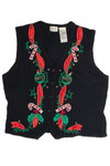 Vintage Black Ugly Christmas Vest 60978