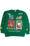 Vintage Green Ugly Christmas Sweatshirt