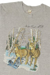 Vintage 1986 "North East, M.D." Deer Scene T-Shirt