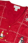 Vintage Red Ugly Christmas Vest 60985
