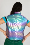 Iridescent Puffer Vest