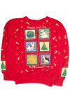 Vintage Red Ugly Christmas Sweatshirt 60996