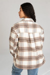 Cocoa Sherpa Lined Flannel Jacket