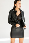 Pleather Moto Jacket