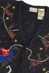 Vintage Black Ugly Christmas Vest 62278