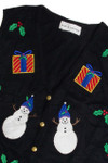 Vintage Black Ugly Christmas Vest 62285