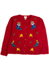 Vintage Red Ugly Christmas Cardigan 62312