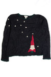 Vintage Black Ugly Christmas Sweater 62314
