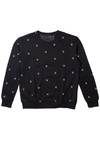 Skull Pattern Crew Sweatshirt