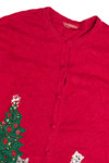 Vintage Red Ugly Christmas Cardigan 62321