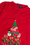 Vintage Red Ugly Christmas Sweater 62326