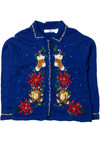 Bears & Stockings Ugly Christmas Cardigan 61526