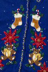 Bears & Stockings Ugly Christmas Cardigan 61526