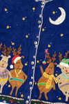 Reindeer In The Night Sky Ugly Christmas Cardigan 61532