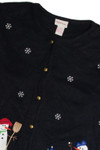 Vintage Black Ugly Christmas Cardigan 62328