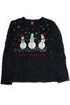 Vintage Black Ugly Christmas Sweater 62330