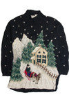 Vintage Black Ugly Christmas Sweater 62336