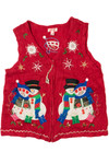 Happy Snowmen Ugly Christmas Vest 61541