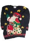 Vintage Black Ugly Christmas Sweater 62366