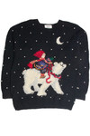 Vintage Black Ugly Christmas Sweater 62372