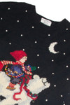 Vintage Black Ugly Christmas Sweater 62372