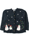 Happy Snowmen Ugly Christmas Cardigan 61567