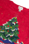 Vintage Red Ugly Christmas Sweater 62413
