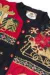 Vintage Black Ugly Christmas Cardigan 62420