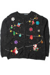 Holiday Garland Ugly Christmas Cardigan 61573