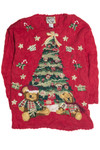 Vintage Red Ugly Christmas Sweater 62429