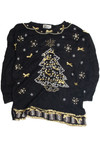 Vintage Black Ugly Christmas Sweater 62439