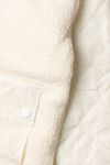 Quilted Sleeve Sherpa Jacket